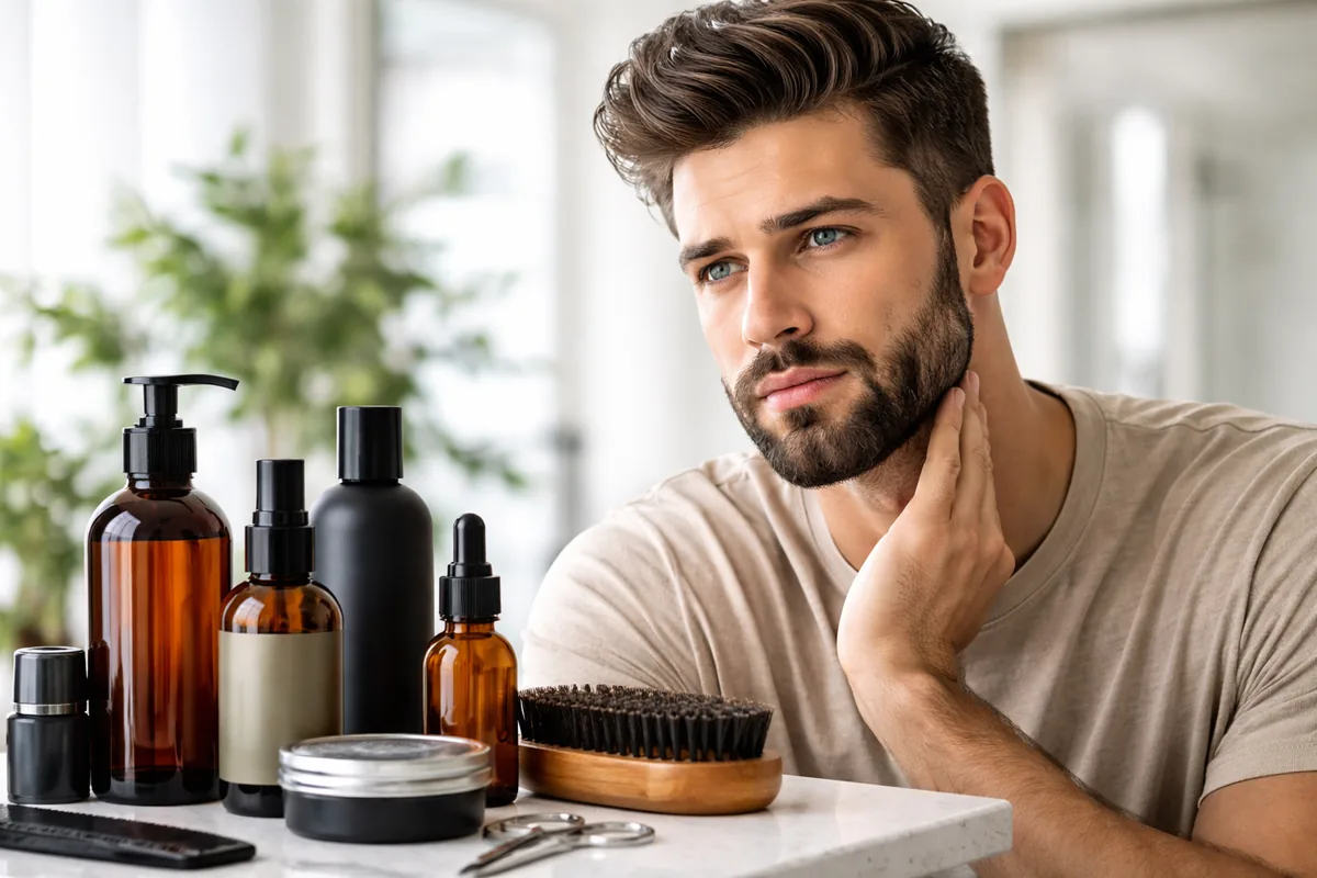 Comment choisir les bons soins pour la barbe et les cheveux masculins