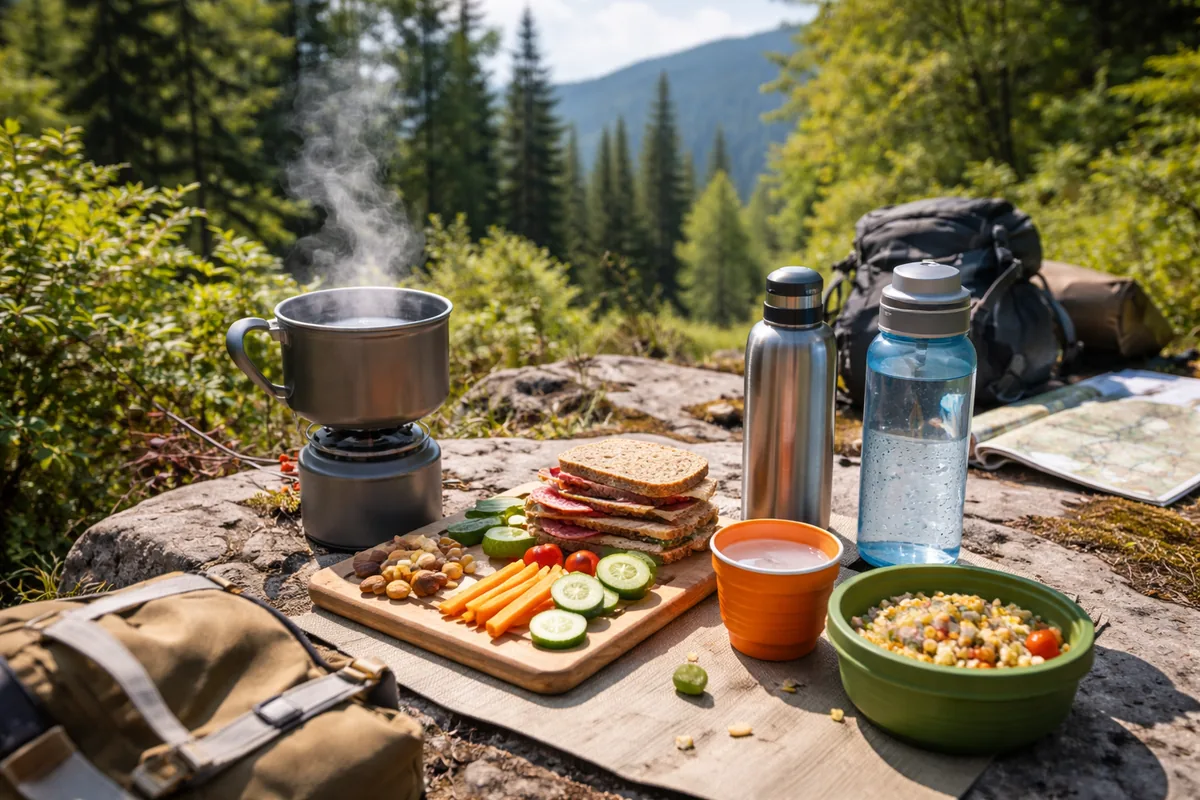Comment préparer sa nourriture et s'hydrater lors d'une randonnée en pleine nature