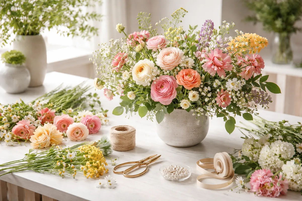 Comment choisir les fleurs pour une composition florale réussie